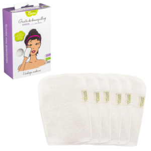 Gants de démaquillage