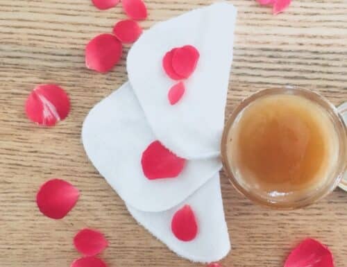 Carrés lavables Eucalyptus blanc