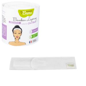 Bandeaux de démaquillage soin visage