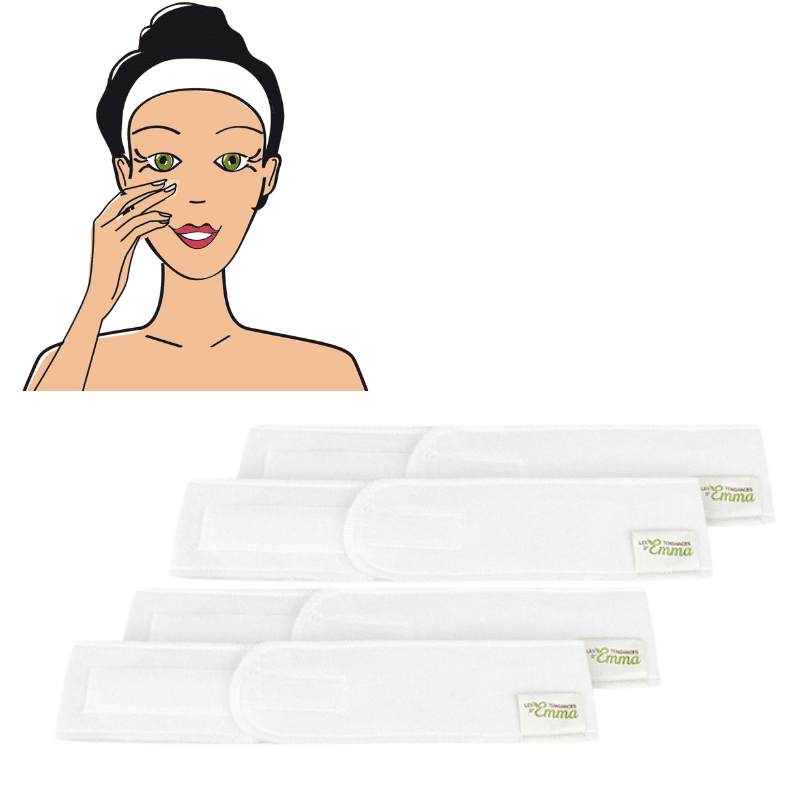 Bandeaux de démaquillage soin visage – Image 2