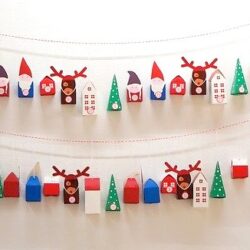 Décorations Noël, le calendrier de l'avent zéro déchet !