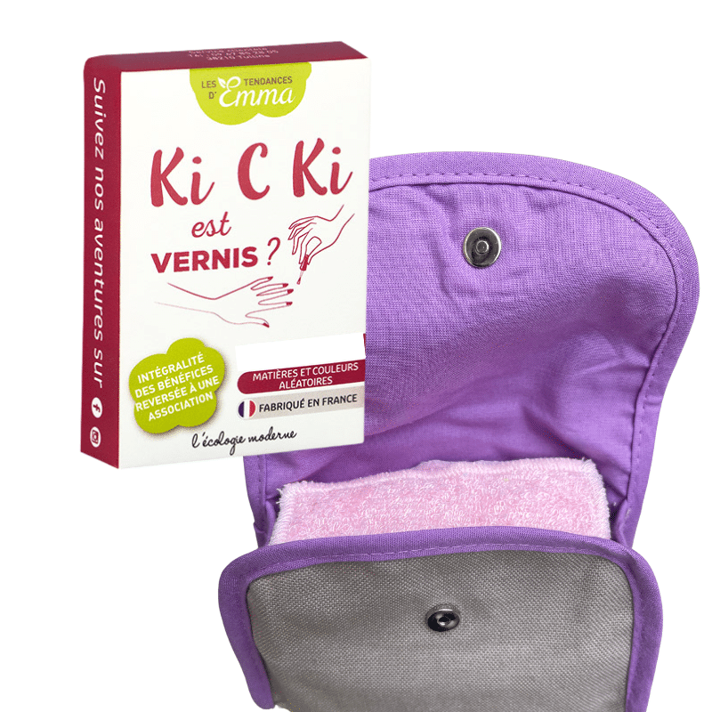 Kit 20 Cotons lavables pour vernis : les Dissolvettes