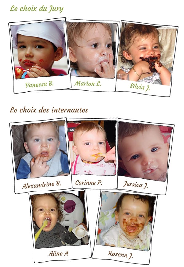 Les gagnants du concours débarbouille