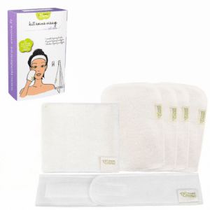 Kit Routine soin du visage : Serviettes, bandeau et gants visage