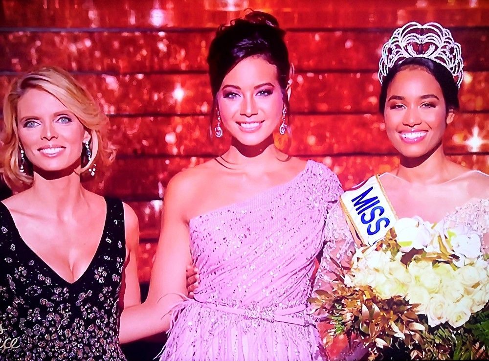 Miss France 2020 est Miss Guadeloupe, Clémence Botino ! Accompagnée de Sylvie Tellier et Vaimalama Chaves à Marseille