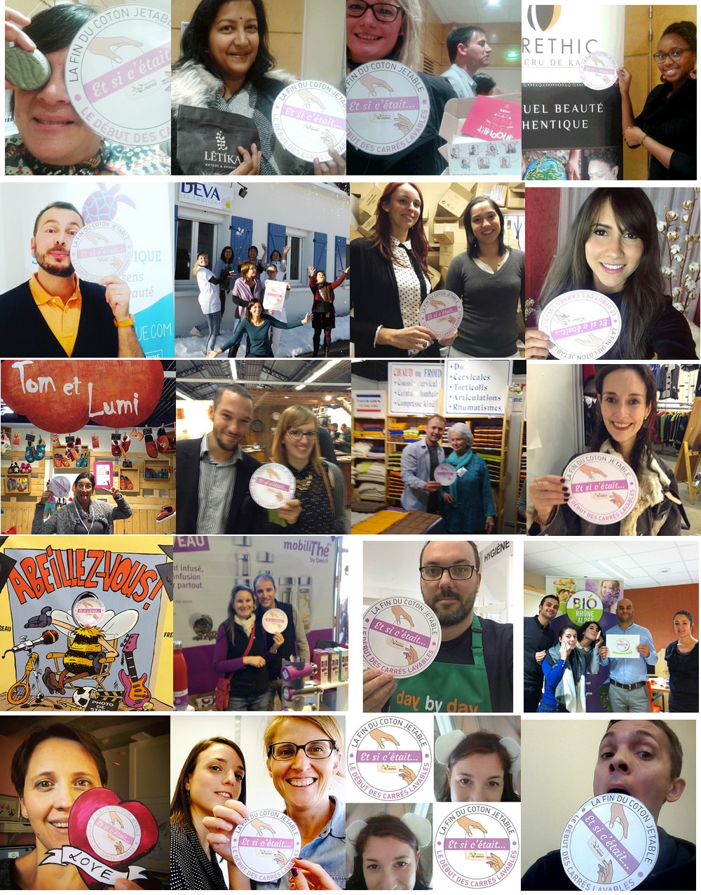 Les soutiens à l'opération de sensibilisation à la réduction des déchets de coton - Et si c'était