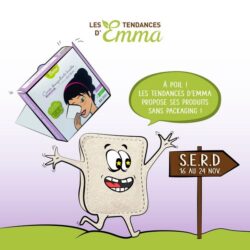 Illustrations zéro déchet : la Semaine Européenne de la Réduction des Déchets : remplacer le coton jetable par des carrés démaquillants lavables !